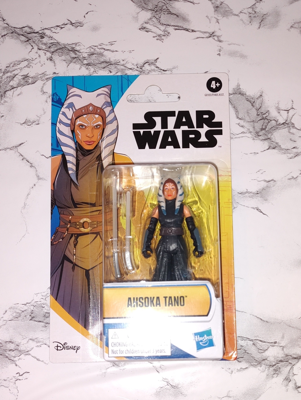 Hasbro Star Wars Ahsoka Tano Figure - Blue, White & Black